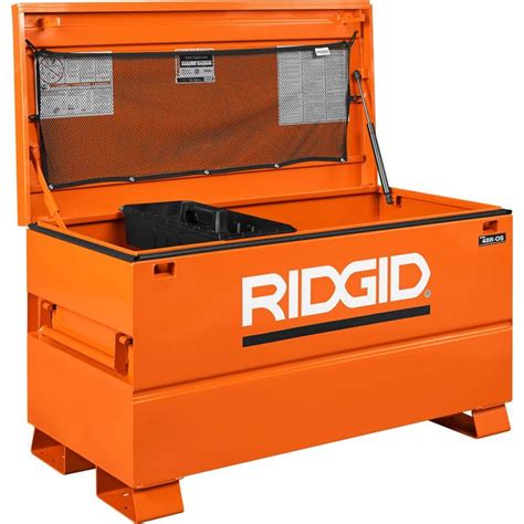 rolling metal jobsite box ridgid|ridgid cantilever tool box.